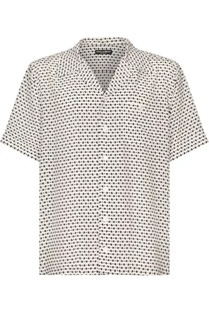 Dolce & Gabbana DG-print silk shirt