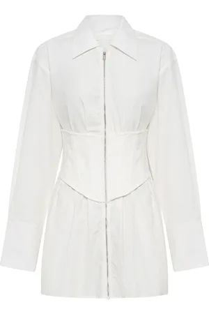 DION LEE Corset organic-cotton minidress