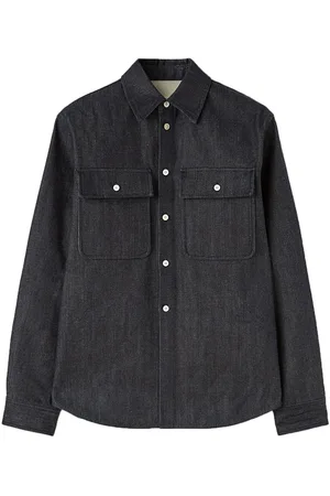 Jil Sander Spread-collar denim shirt