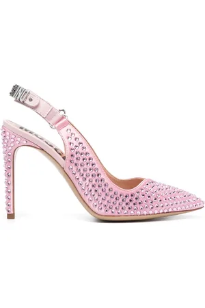 Moschino 105mm crystal-embellished pumps