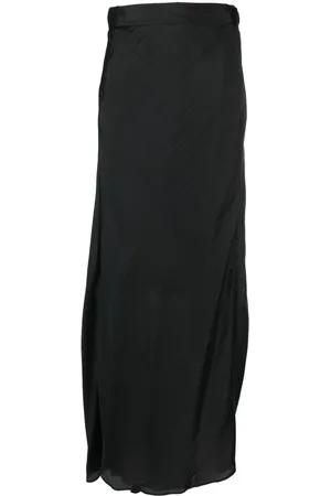 FORTE FORTE Satin-finish maxi skirt
