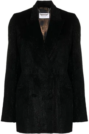 Philipp Plein Metallic corduroy blazer