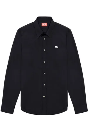 Diesel S-Benny-A logo-appliqué shirt