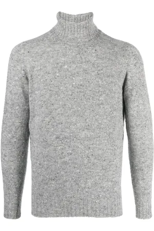 DRUMOHR Roll-neck marl knit jumper