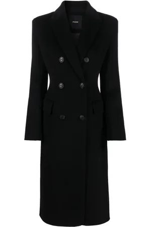 Pinko Double-breasted wool coat