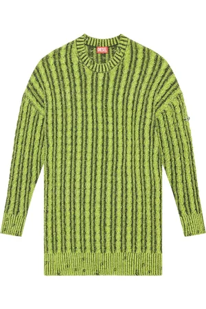Diesel M-Pantesse cable-knit drop-shoulder jumper