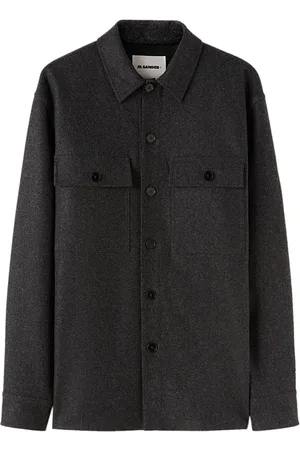 Jil Sander Classic-collar wool shirt