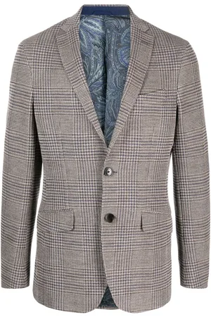 Etro Plaid-check pattern blazer