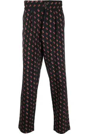 PIERRE-LOUIS MASCIA Dylan wool-blend jacquard trousers