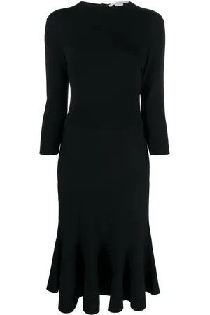 Stella McCartney Knitted midi flared dress