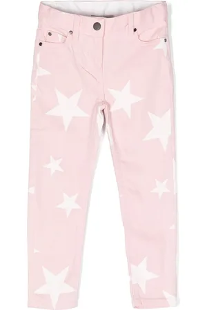 Stella McCartney Star-print denim trousers