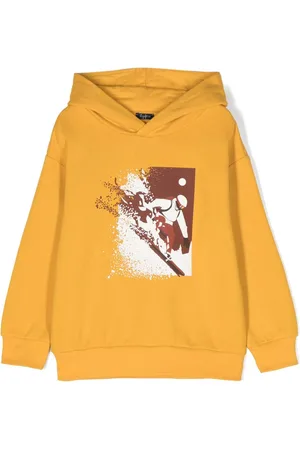 Il gufo Graphic-print cotton hoodie