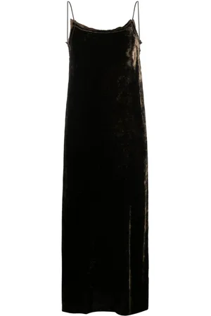 UMA WANG Velvet midi dress