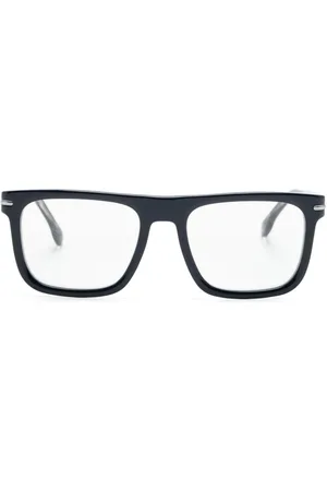 Carrera Stripe-detail square-frame glasses