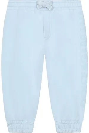 Dolce & Gabbana Flocked-logo drawstring track trousers