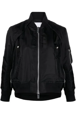SACAI Detachable-sleeve bomber jacket