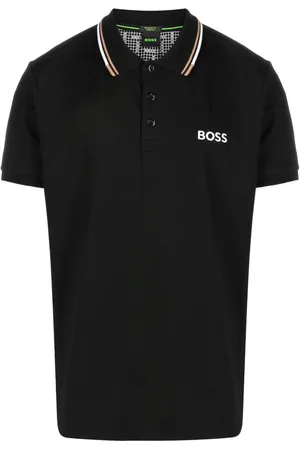 HUGO BOSS Logo-embroidered polo shirt