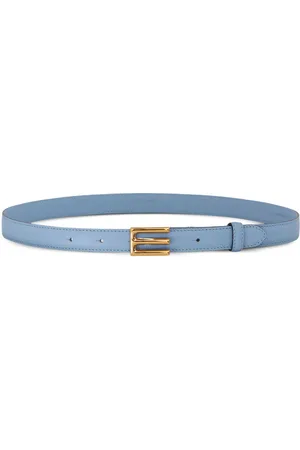 Etro Logo-buckle leather belt