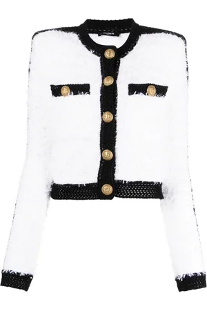 Balmain Cropped tweed jacket