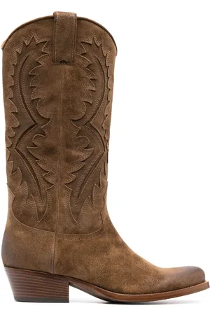 SARTORE 45mm Western-style suede boots