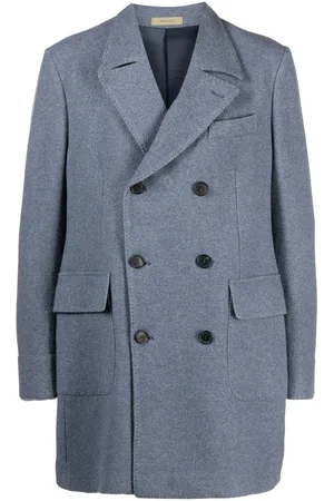 corneliani Notched-lapels double-breasted coat