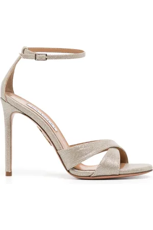 Aquazzura Divine 105mm leather sandals