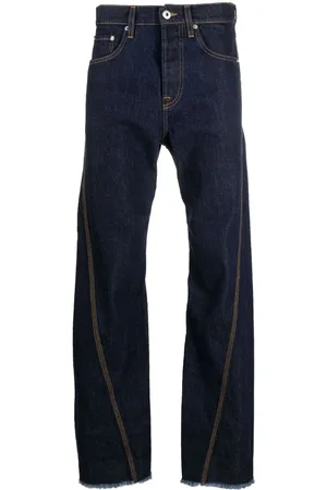 Lanvin Mid-rise straight-leg cotton jeans
