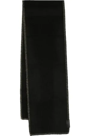 LEMAIRE Cocotte logo-patch knitted scarf