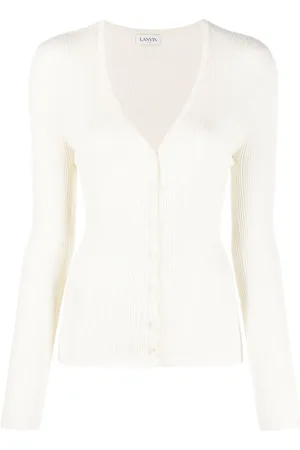Lanvin Ribbed V-neck cardigan