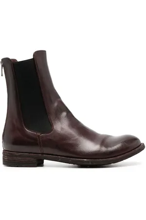 Officine creative Elasticated-panels leather boots