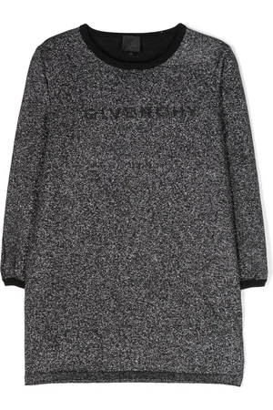 Givenchy Logo-embroidered metallic dress