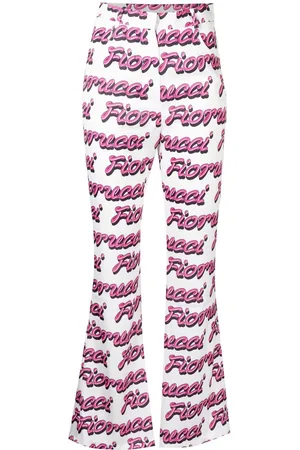 Fiorucci High-waist flared trousers