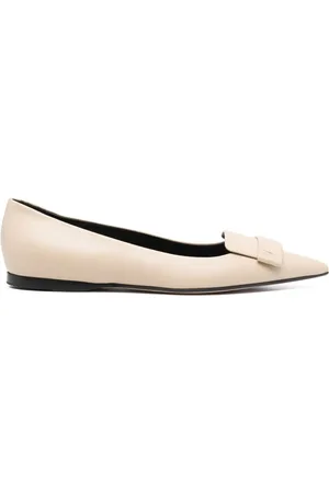 Sergio Rossi SR1 3D-detail leather flats