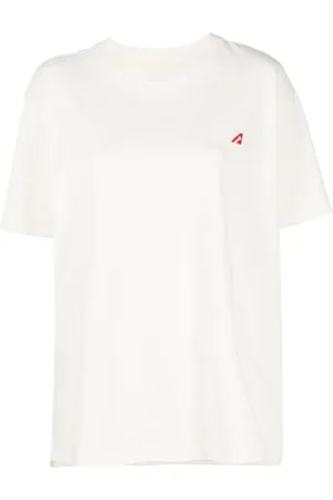 Autry Logo-patch cotton T-shirt