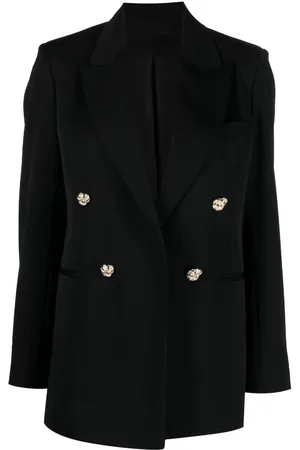 Lanvin Jewel-buttons open-front blazer