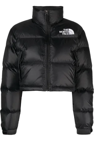 The North Face Nuptse padded cropped jacket