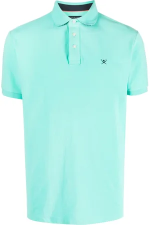 Hackett Logo-embroidered piqué cotton polo shirt