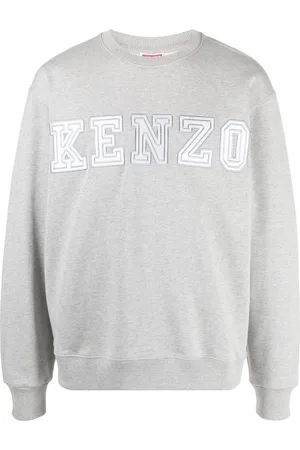 Kenzo Logo-embroidered cotton sweatshirt