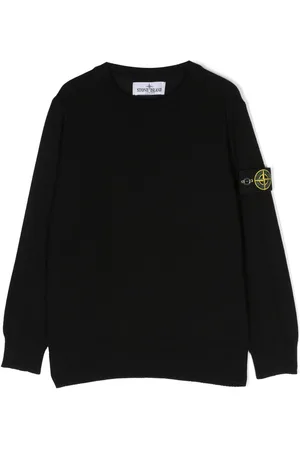 Stone Island Compass-motif crew-neck jumper