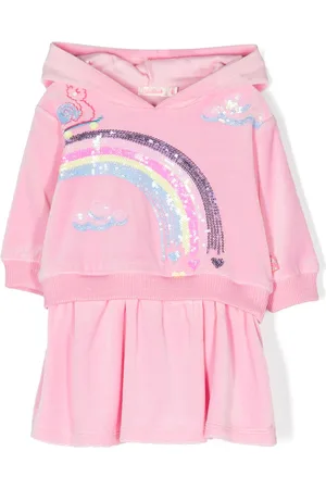 Billieblush Sequin-embellished hooded dress