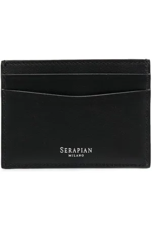 SERAPIAN Mosaico leather card holder