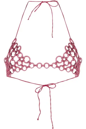 Oseree Lumière multi-ring bralette top