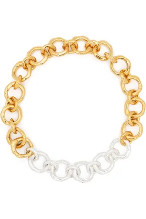 Jil Sander Two-tone chunky chain necklace