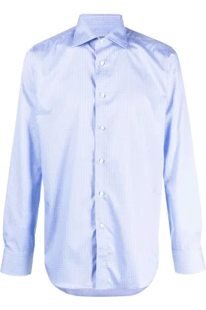 CANALI Long-sleeve cotton shirt