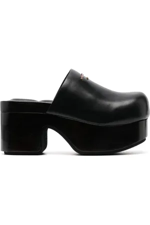 Alexander Wang Zoe 85mm leather mules