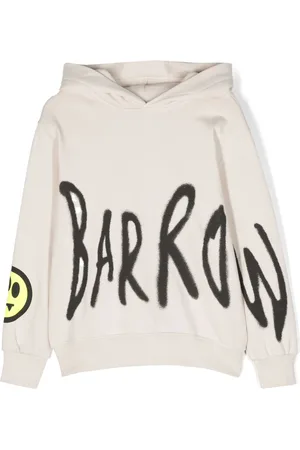 BARROW Logo-print cotton hoodie