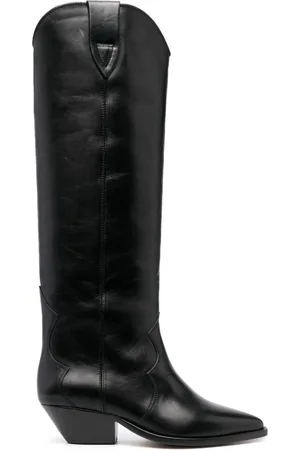 Isabel Marant Denvee 40mm leather cowboy boots