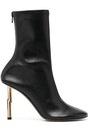 Lanvin Sequence 95mm leather ankle boots