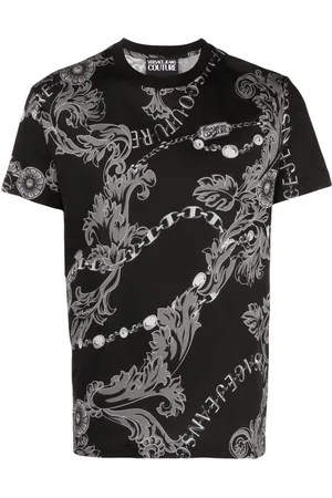 VERSACE Couture Chain-print T-shirt