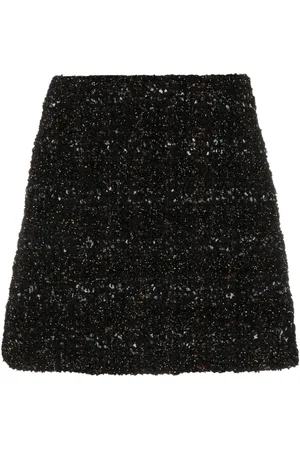 Fabiana Filippi Textured high-waist skirt